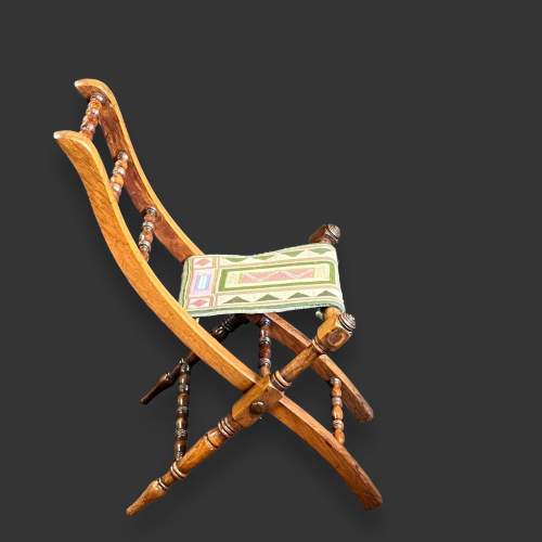 Victorian Rosewood Childs Folding Chair image-3