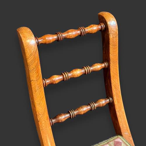 Victorian Rosewood Childs Folding Chair image-4