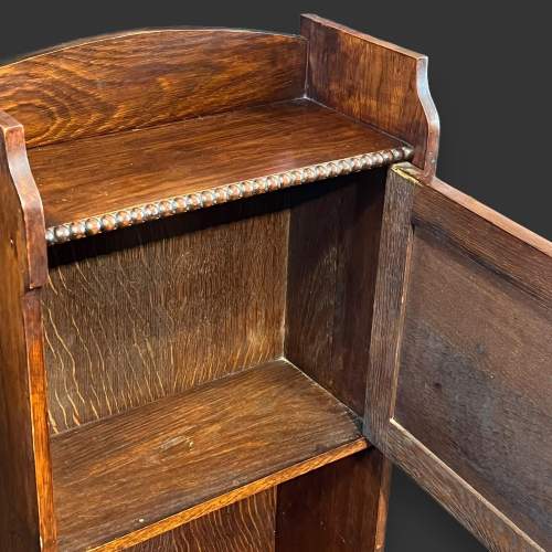 20th Century Small Dark Oak Bookshelf image-3