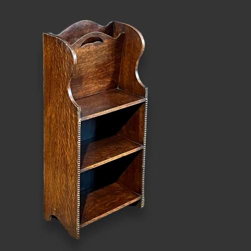 Small Oak Bookcase image-1