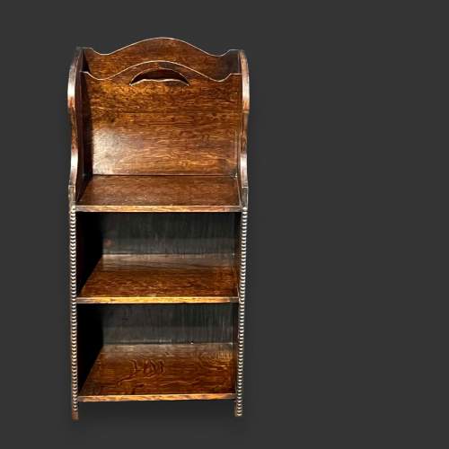 Small Oak Bookcase image-2