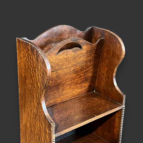 Small Oak Bookcase image-3