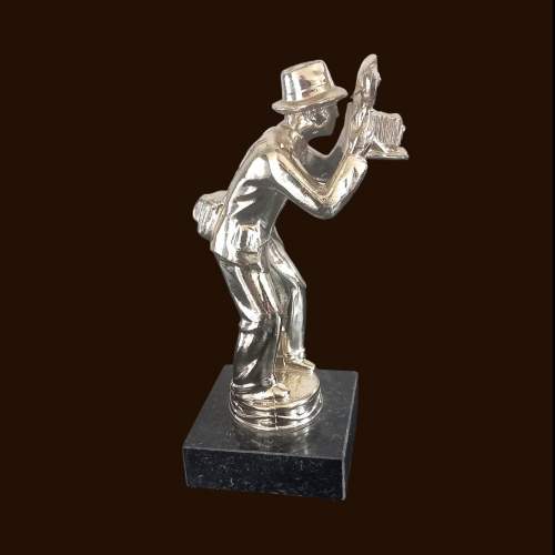 Silver Plated 1950's Photographer Trophy image-2