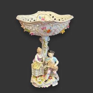 Early 20th Century Dresden Porcelain Centrepiece