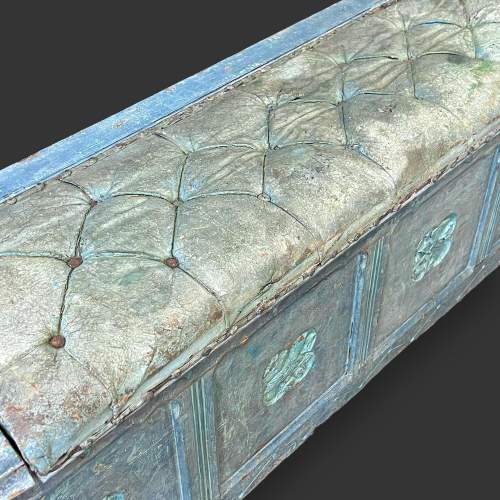 Late 19th Century Painted Window Bench Seat image-5