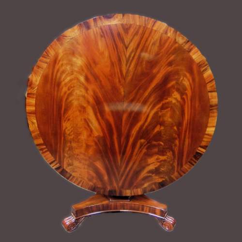 19th Century Regency Mahogany Hall Table image-1