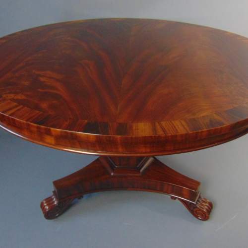 19th Century Regency Mahogany Hall Table image-2