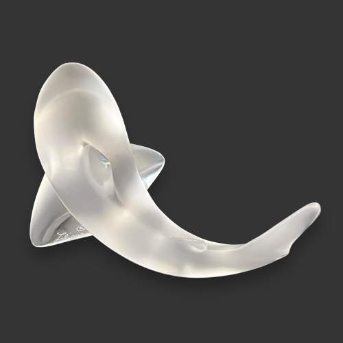 Lalique Frosted Glass Shark image-5