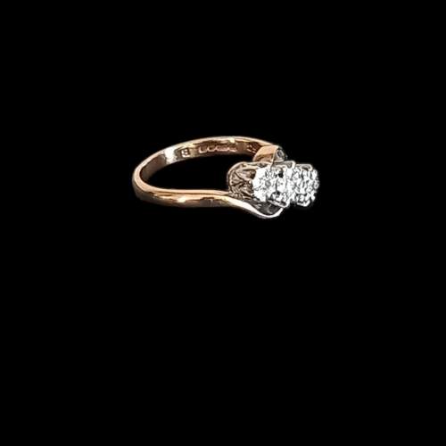 Gold Diamond Ring. Birmingham 1976 image-2