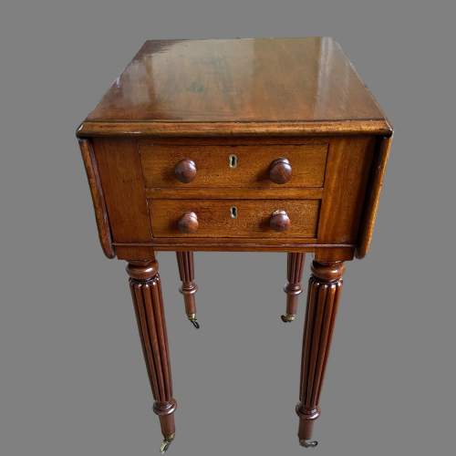 A George IV Mahogany Work Table image-2