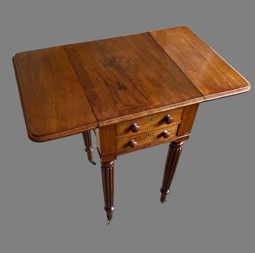 A George IV Mahogany Work Table image-3
