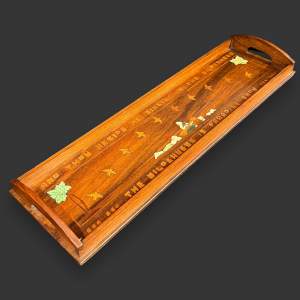 Arts and Crafts Inlaid Tray