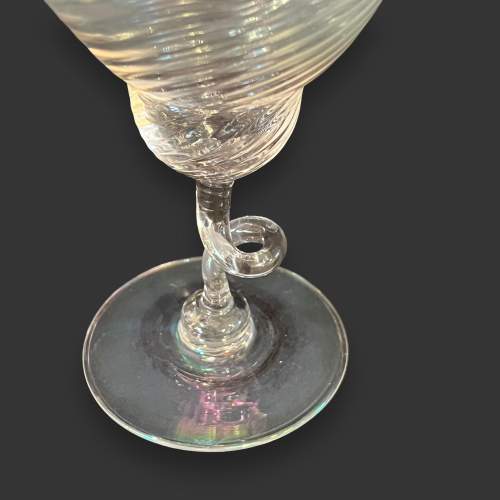 Steuben Verre De Soie Glass Fan Vase image-3