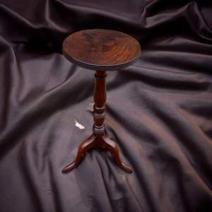 A George III Period Mahogany Antique Candle Stand