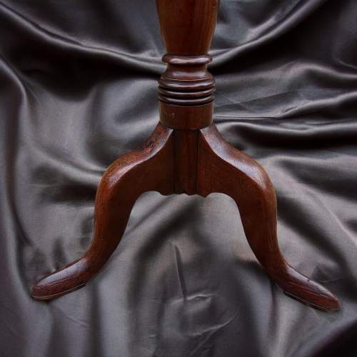 A George III Period Mahogany Antique Candle Stand image-5