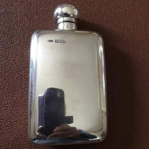 Asprey Silver Hip Flask  - London 1904