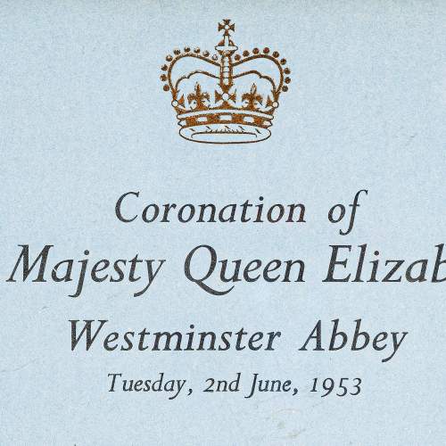 Original Framed Ticket to the Coronation of Queen Elizabeth II image-3