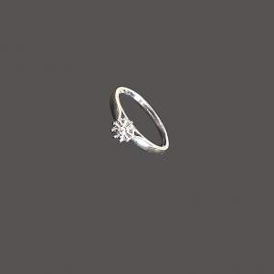 Gold Solitaire Diamond Ring