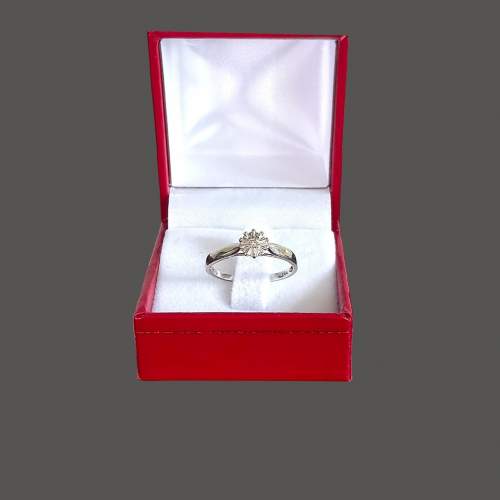 Gold Solitaire Diamond Ring image-2