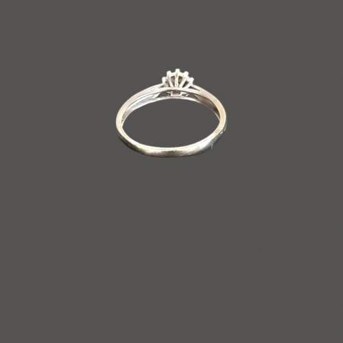 Gold Solitaire Diamond Ring image-4