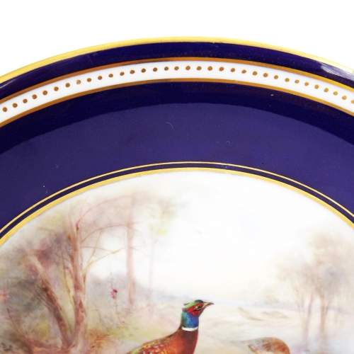 Royal Worcester Grainger & Co James Stinton Hand Painted Plate image-4