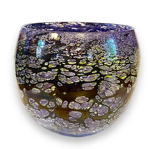 Stephen Foster Glass Art Glass Vase image-1