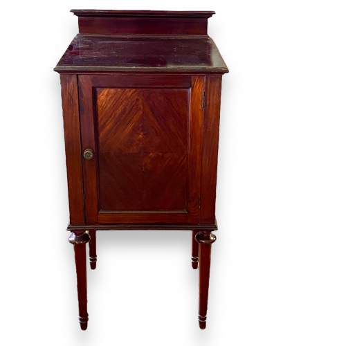 Victorian Mahogany Night Stand Pot Cupboard image-1