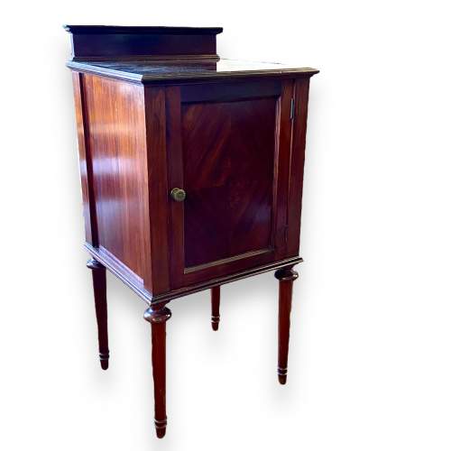 Victorian Mahogany Night Stand Pot Cupboard image-2