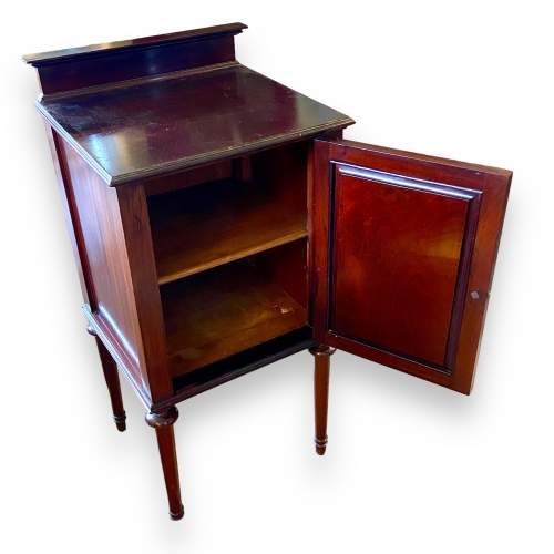 Victorian Mahogany Night Stand Pot Cupboard image-3