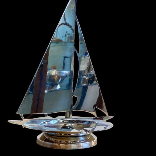 Art Deco 1930s Chrome Yacht Table Lamp image-2