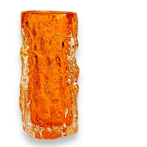 Whitefriars Glass Tangerine Bark Vase image-1