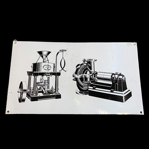 Ransomes Sims & Jefferies Engineering Enamel Sign image-1