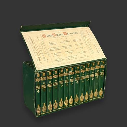 19th Century Boxed Handy Volume Shakespeare Books image-1