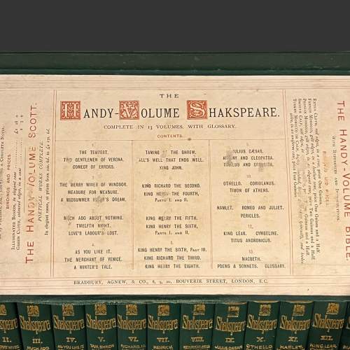 19th Century Boxed Handy Volume Shakespeare Books image-3