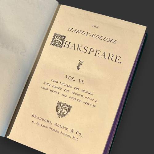 19th Century Boxed Handy Volume Shakespeare Books image-6