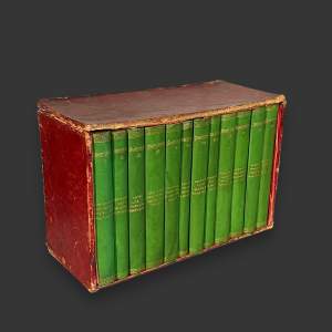 19th Century Boxed Miniature Shakespeare Books - 12 Volumes