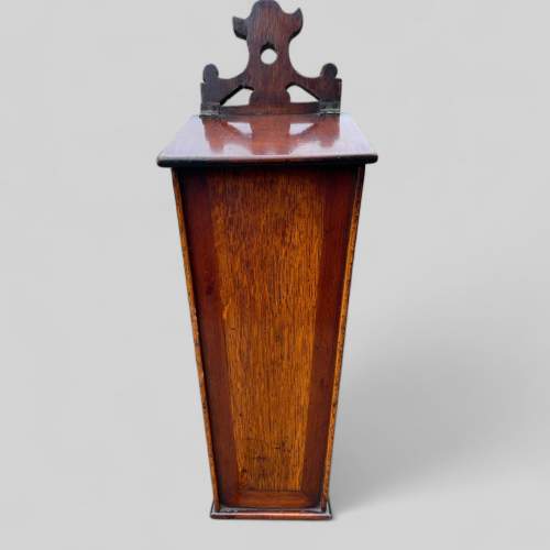 Georgian Mahogany Candle Box image-1
