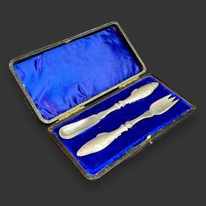 Cased Silver Plated Caviar Set