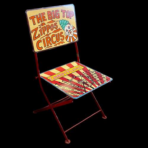 Circus Painted Folding Chair image-1