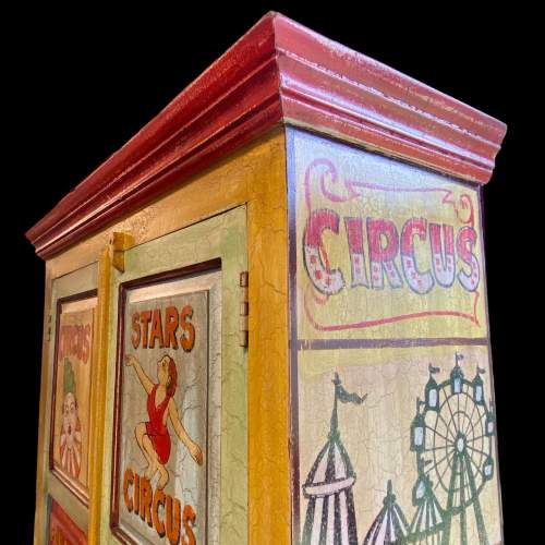 Circus Painted Tall Cupboard image-5