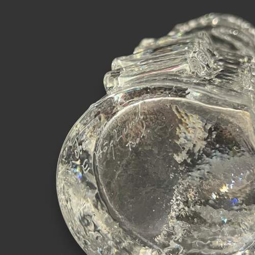 Rare Kosta Boda Swedish Glass Abstract Face Vase image-6