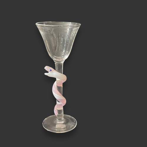 Kosta Boda Swedish Art Wine Glass image-1