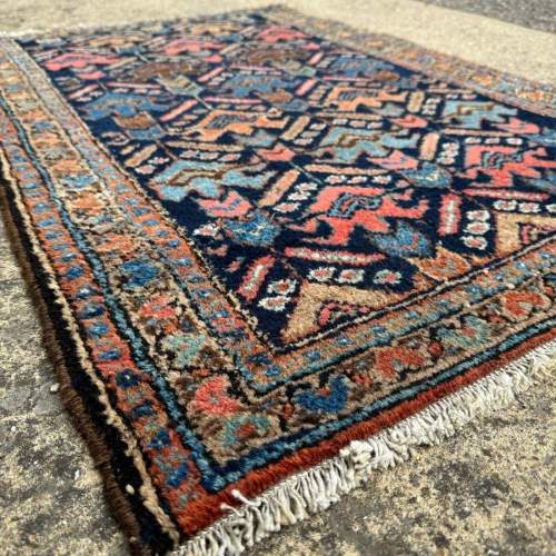 Persian Hamadan Hand Knotted Rug Natural Dyes Intricate Design image-2