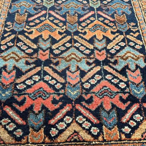 Persian Hamadan Hand Knotted Rug Natural Dyes Intricate Design image-3