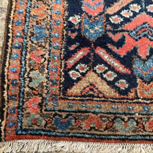 Persian Hamadan Hand Knotted Rug Natural Dyes Intricate Design image-4