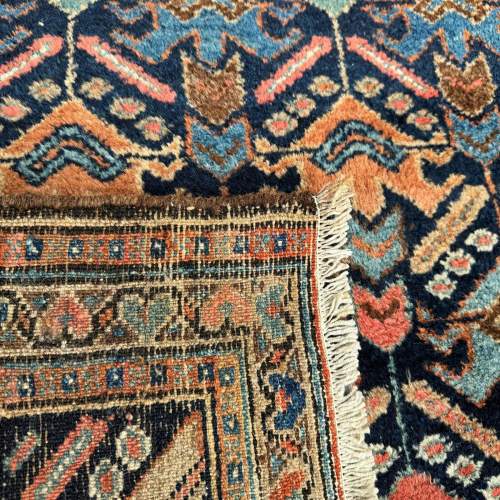 Persian Hamadan Hand Knotted Rug Natural Dyes Intricate Design image-5