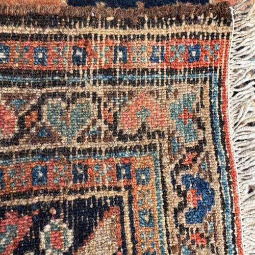 Persian Hamadan Hand Knotted Rug Natural Dyes Intricate Design image-6