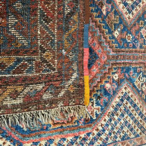 Persian Afshar Hand Knotted Rug. Stunning Design and Fresh Colours image-6