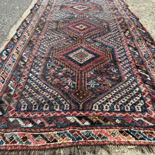 Persian Afshar Hand Knotted Rug. Stunning Design and Fresh Colours image-4