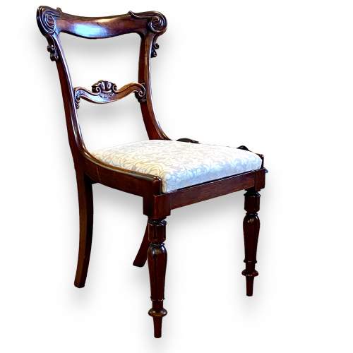 Set of Four William IV Rosewood Dining Chairs image-3